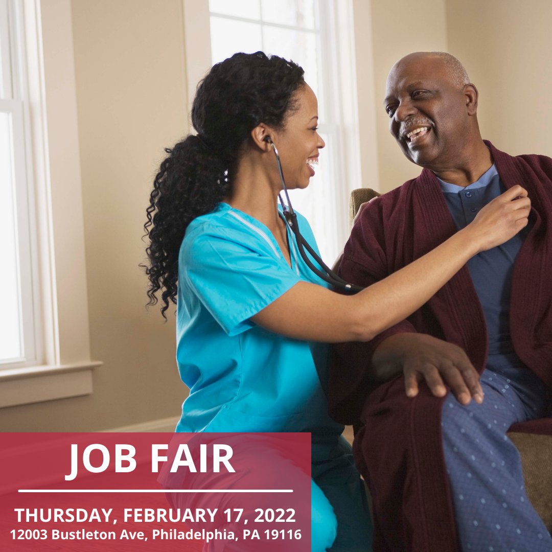 Abramson_Center's tweet image. We&apos;re hosting a #hiringfair tomorrow from 10am-6pm at our Medical Adult Day Center on Bustleton Ave &amp;amp; looking to hire RNs, CNAs and certified home health aides. All interviewees will be entered in a raffle for an Apple watch. #pahomecare
#homecare #homecareagency #homecareservice
