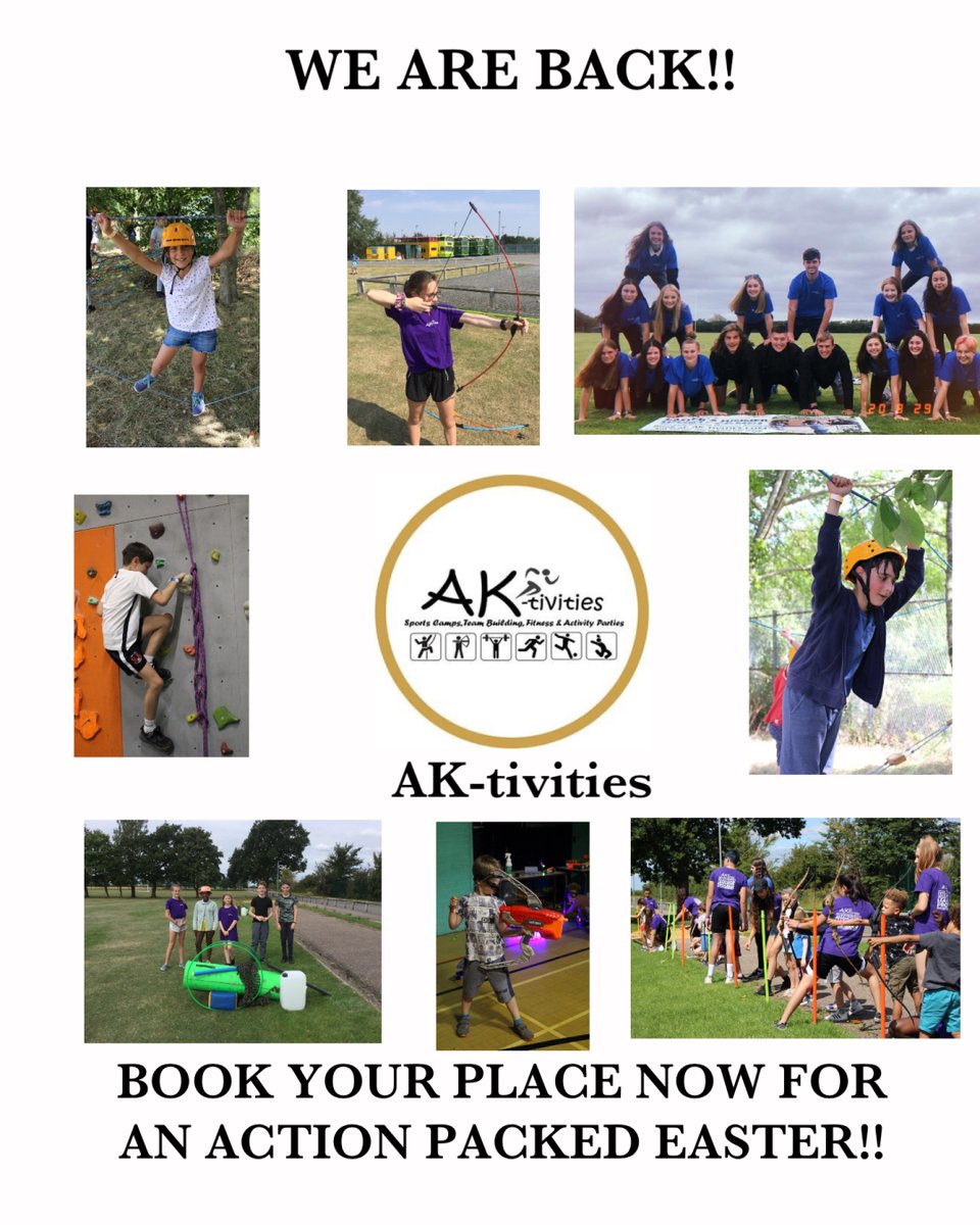 To book your place now head to our website below!!
ak-tivities.com/make-a-booking