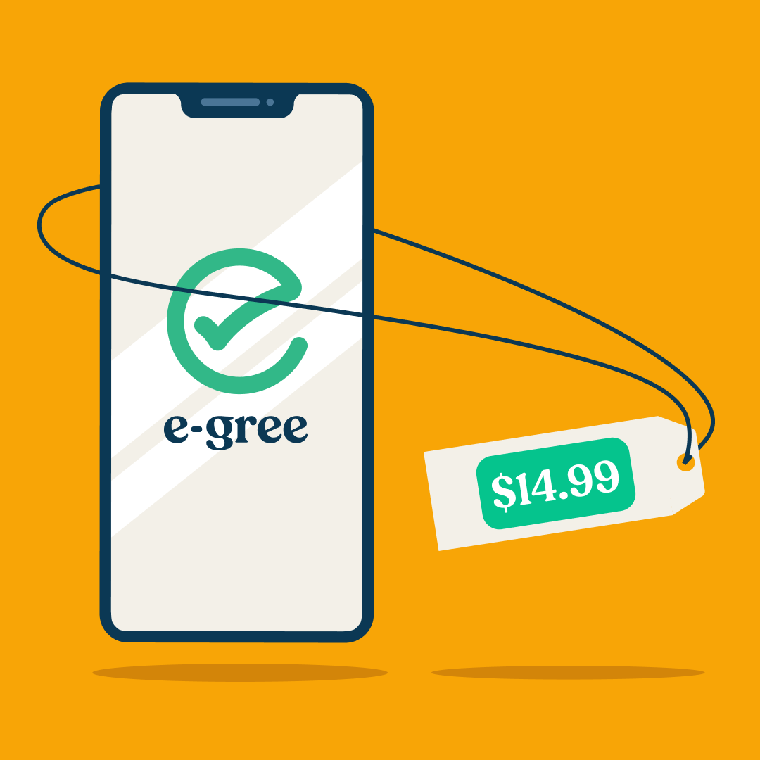 E-gree tweet media