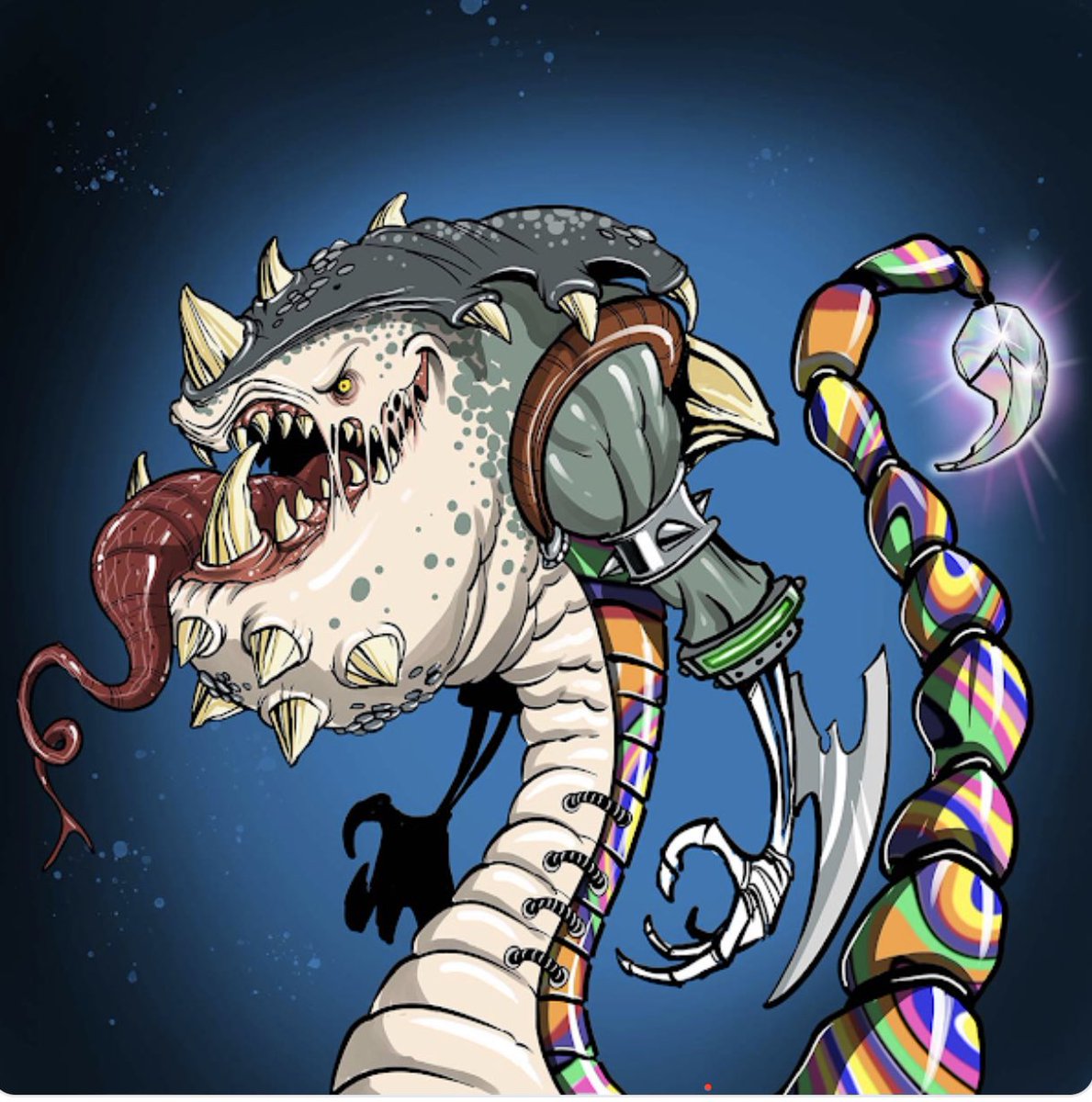 RealMahaloMike's tweet photo. Lucky and grateful to be a part of the @trippies community and mint “The General” from the new #cosmictrippies collection. The art is out of this world! @opensea #paradisetrippies #thegeneral #cosmic #NFTs #metaverse #meta #looksrare #opensea #paradise #island #BAYC #trippies https://t.co/fII1yb3nng