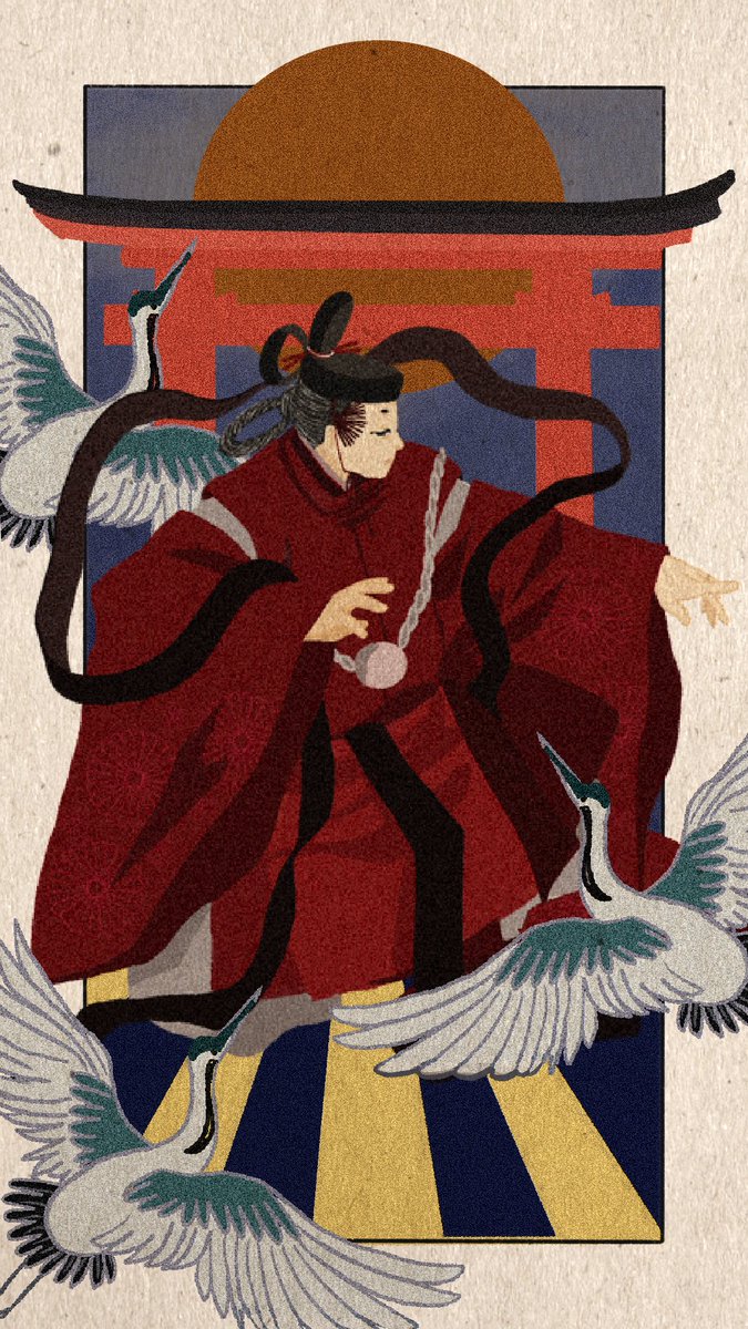 Konbanwa ☆☆☆☆☆
☺️🍀
 Just added the 6th piece of "Nihon Shoki" series on 
<a href="/cleannftunion/">Clean NFT Union</a>
 
"Jinmu Tenno"
14 editions - 1.2 $XTZ

hic.af/o/674542
teia.art/objkt/674542
objkt.com/profile/shirog…………

Goof luck 🍀🍀

#NFTs #NFTCommunity #Japan #anime #tezos #hicetnunc