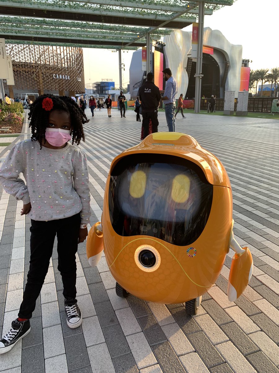 This robot and it’s many faces. #AdventuresOfTheAJs #Expo2020Dubai