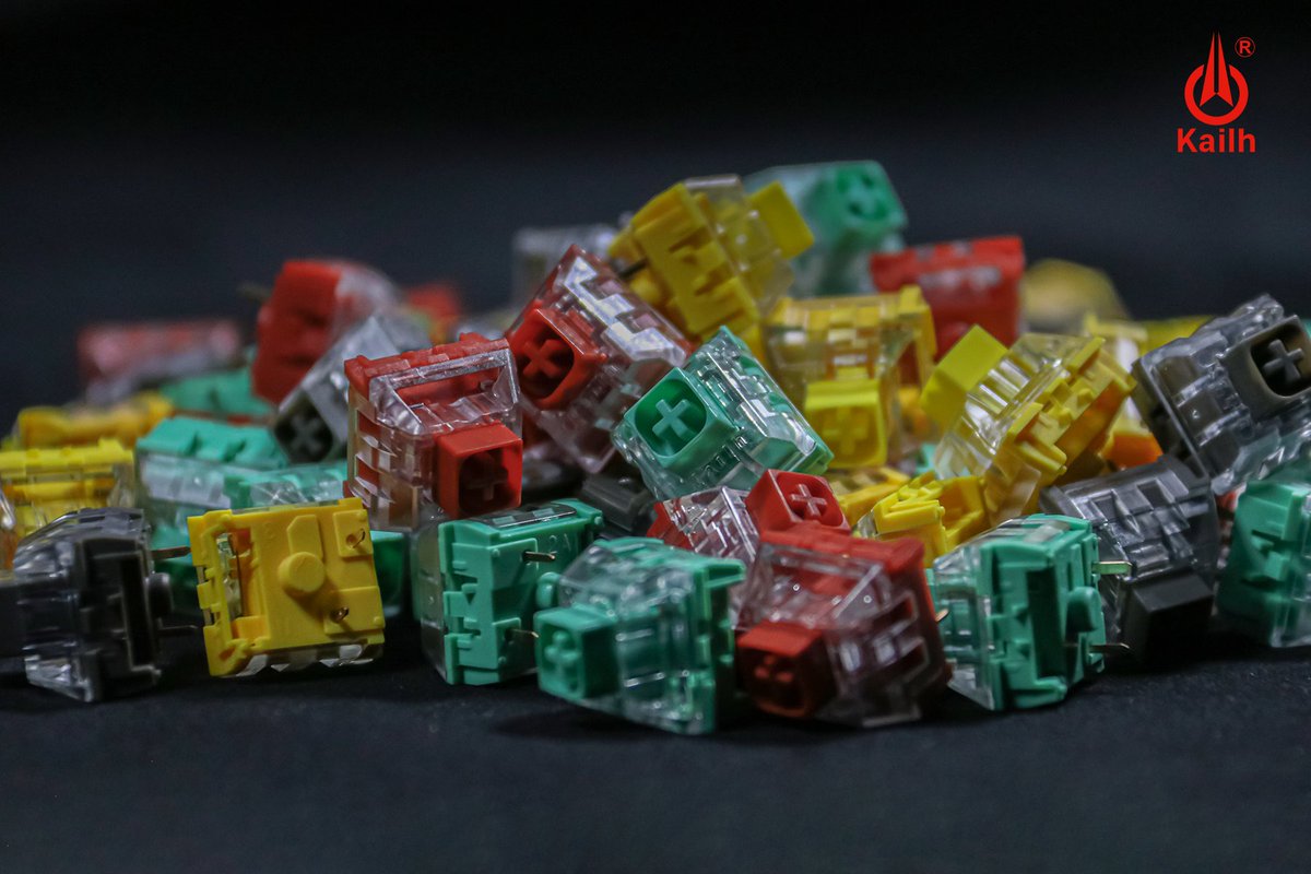 KailhSwitch's tweet photo. Collision of colors🟥🟨🟩⬛️
Switches: Box Chinese Style switches.
Link: https://t.co/5x2vu8Lnen
#Kailh #Kailhswitch #Keyboard #Keyboards #Boxswitch #Mechanicalkeyboard #colors #red #green #yellow #grey https://t.co/acNrb6kk6Y