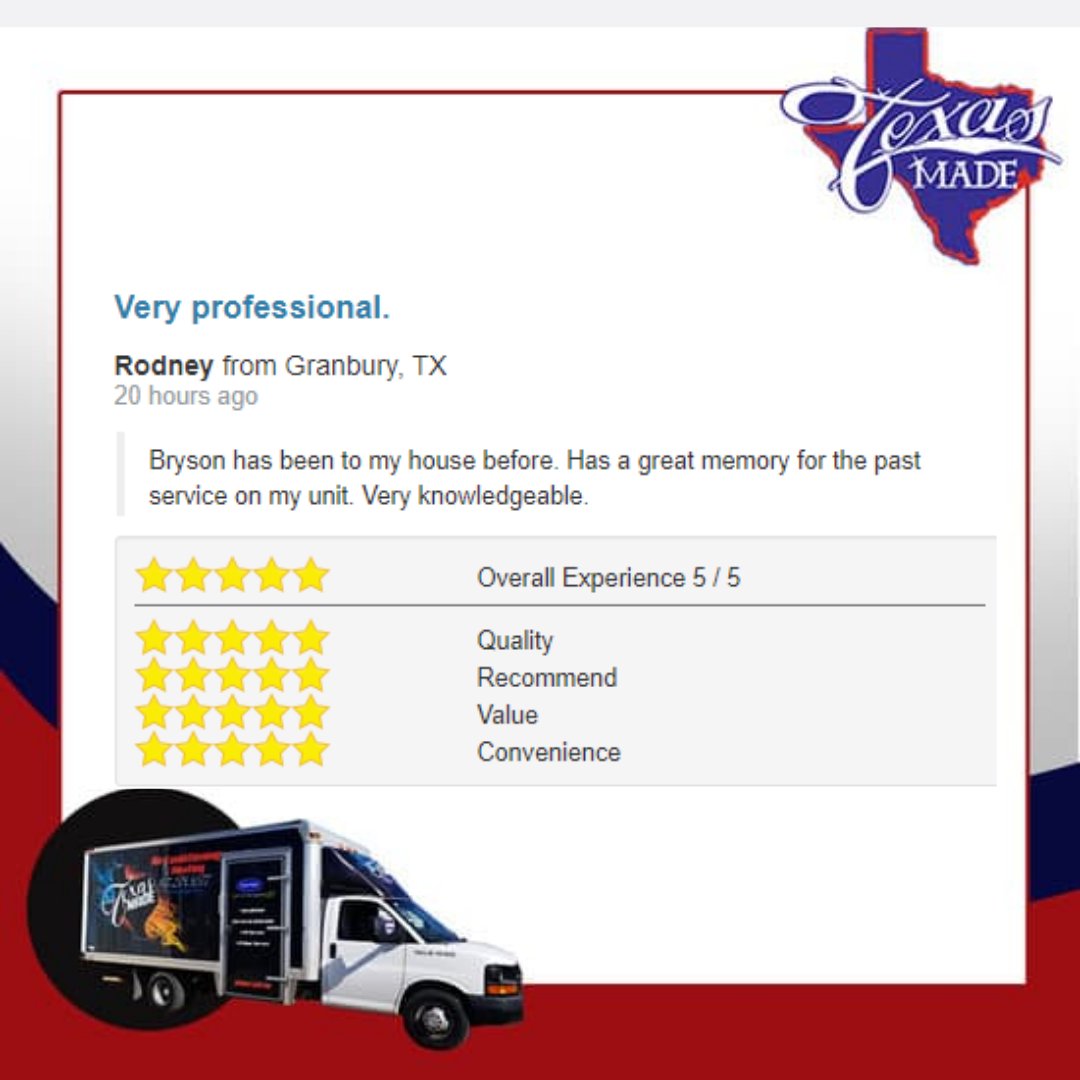 texasmadeair's tweet photo. Thank you so much! We are so glad you enjoyed our service. https://t.co/2UqvSsrUjG
