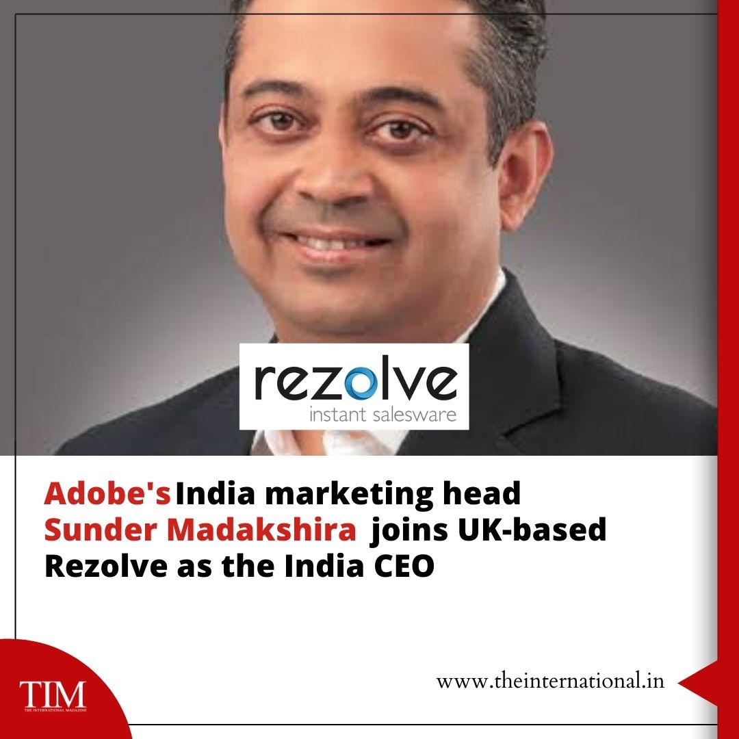 TIMOFFICIAL94's tweet image. Madakshira will be respornsible for al
aspects of Rezolve&apos;s expansion in India in this position.

Even though relatively new to India, Rezolve, an enterprise SaaS platform designed specifically for mobile commerce &amp;amp; engagement

#TIM #madakshira #rezolve #ceo @Adobe