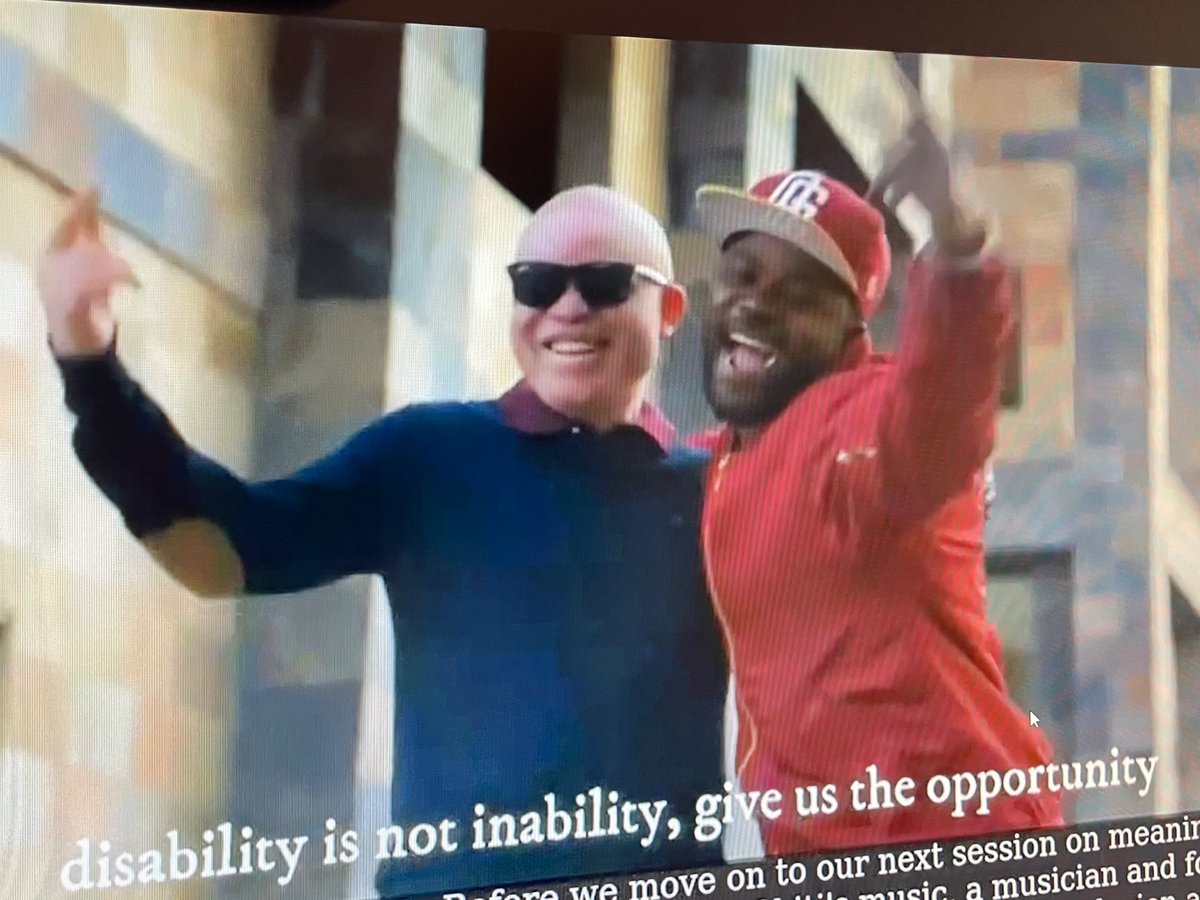LivsterDoyle's tweet photo. “Disability is not inability, give us the opportunity” John Chiti performs at the Global Disability Summit #GDS #CommitToChange @Sightsavers_Pol https://t.co/AkBhouA9ox