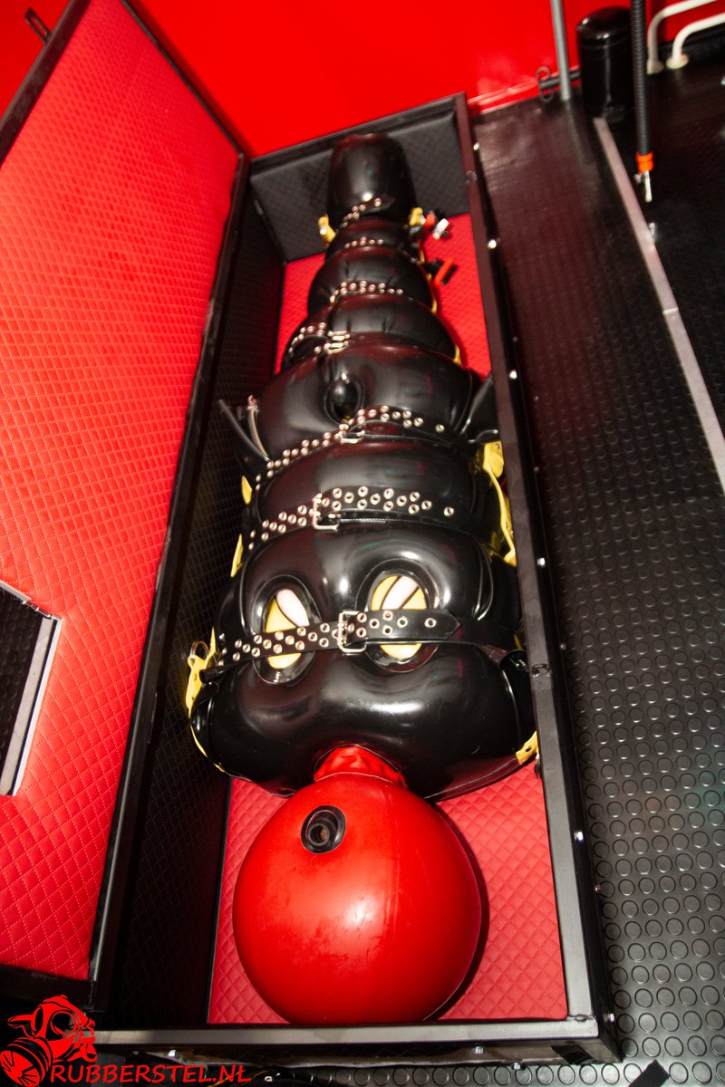 Some rubber slaves need some overkill bondage to realise they are completel...