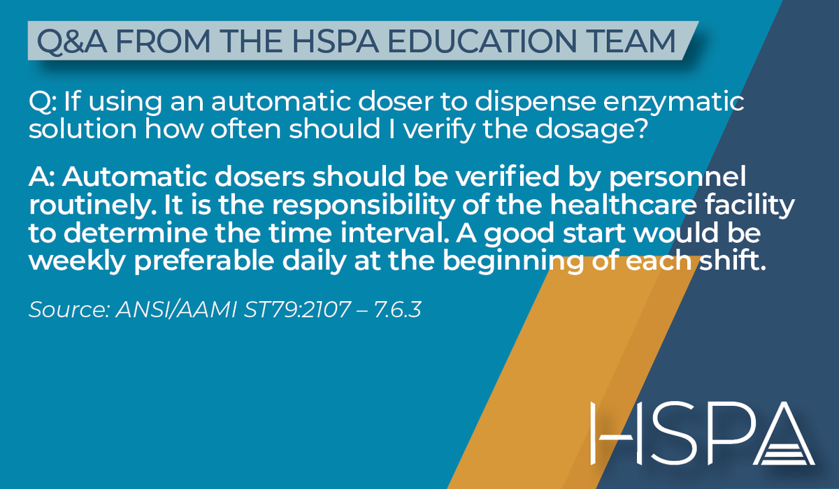 myHSPA's tweet photo. HSPA #sterileprocessing #sterileprocessingprofessionals #SPD #infectioncontrol https://t.co/rOPrdOArsM