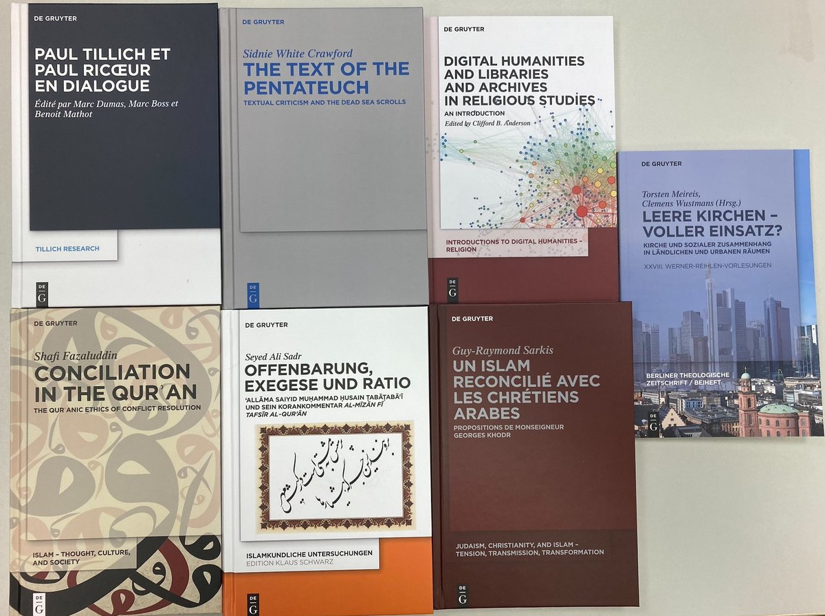 #hotoffthepress As 2022 continues, here 7 new publications in February  including studies on #Islam, #Quranstudies, #Hebrewbible, #Tillich, #digitalhumanities, and #practicaltheology. 
We will introduce individual books in the coming days. Stay tuned!