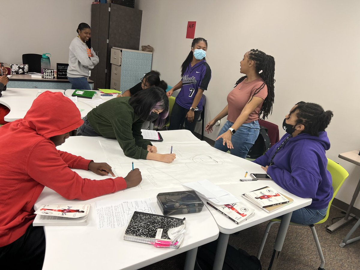 HumbleTSTEM's tweet photo. Ms Turner’s English 1 classes complete character analysis on characters from self-selected novels. https://t.co/I9UqpLwLUy
