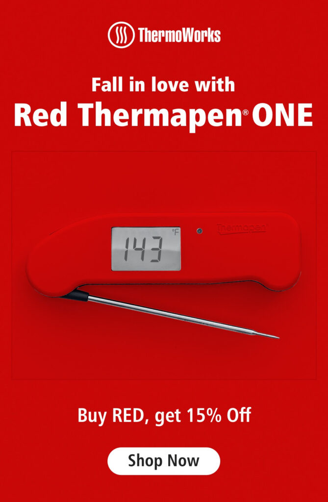 homebrewfinds's tweet photo. Ends Soon: 25% Off Thermapen ONE in Red for Valentine’s Day https://t.co/yRZHZ9zSMi #homebrew https://t.co/9Rt0TezpFd