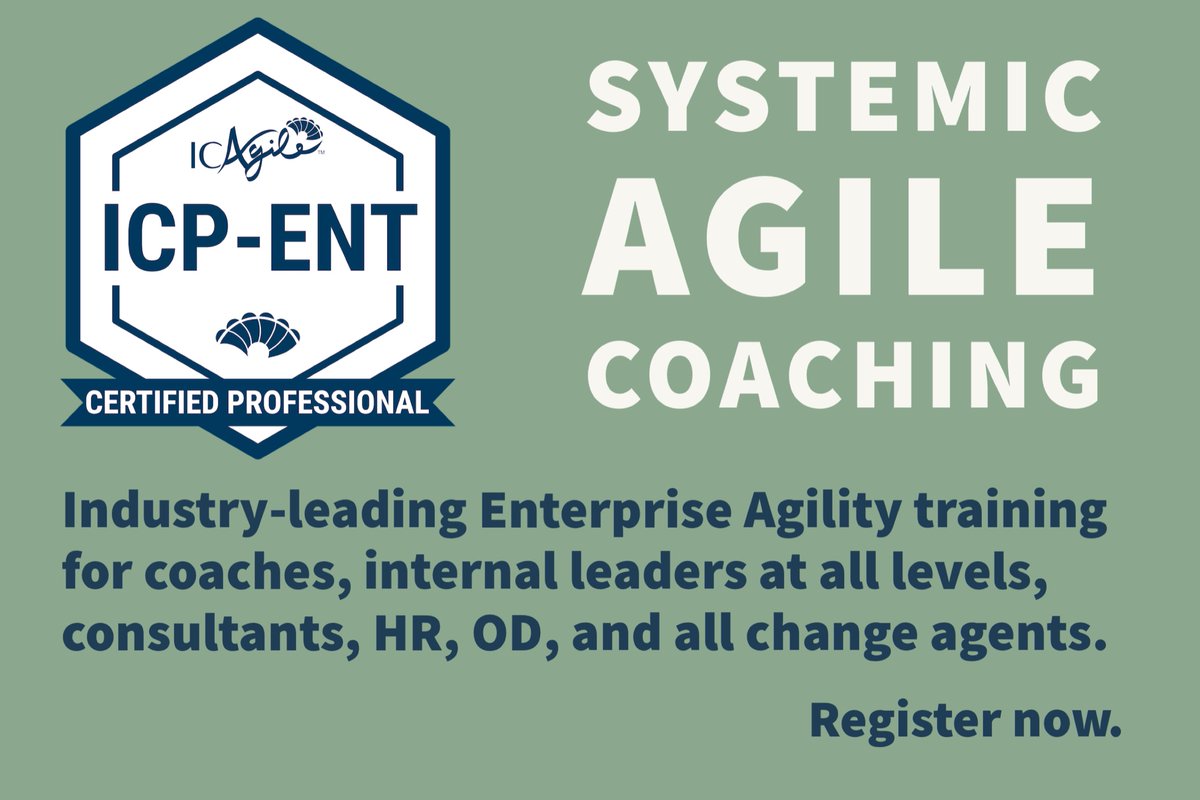 FutureFocusCD's tweet photo. Systemic Agile Coaching, accredited by #ICAgile, helps change-makers influence the leaders and stakeholders around their delivery teams. Read about how the UK's @DWP got value from the course! https://t.co/VuECvF6g0A
#agilecoaching #systemicagilecoaching #businessagility #agile https://t.co/ohx0KNvjuN