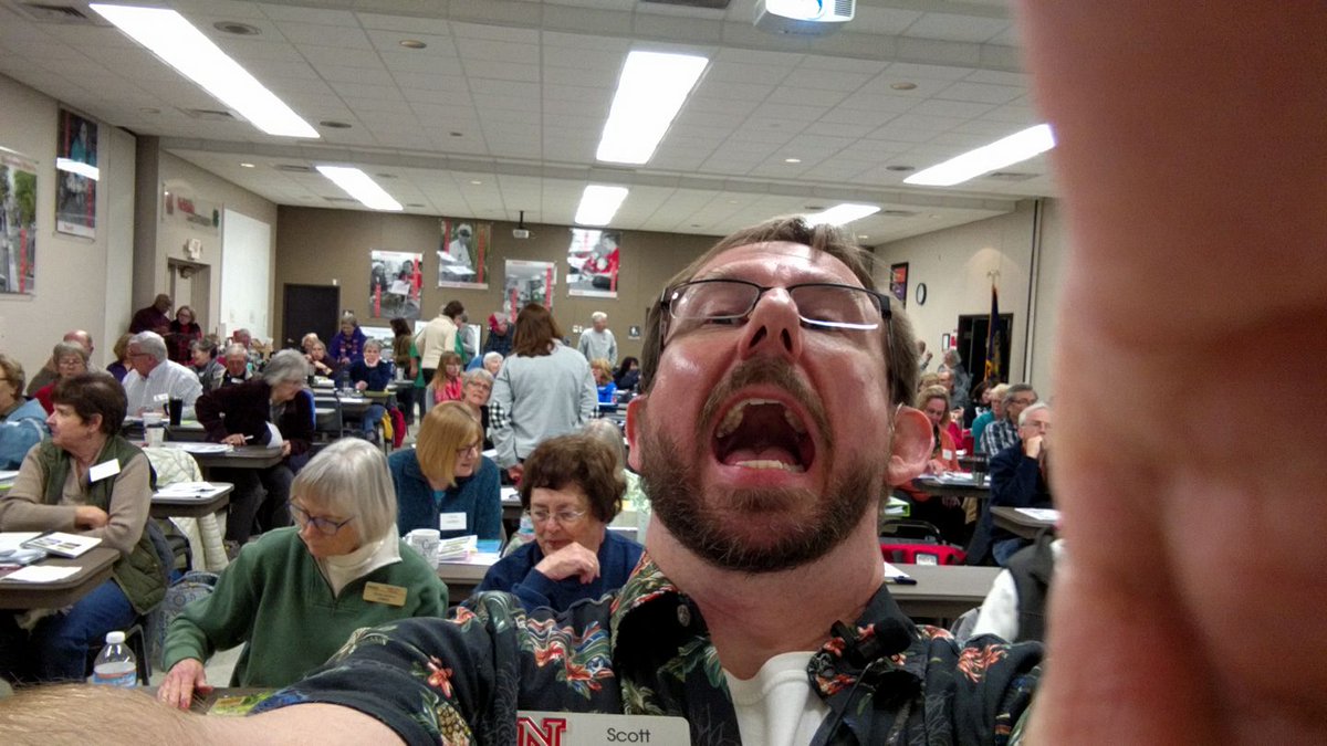 Oh how I miss in person teaching.  This was 2018 and I was getting ready for Lawn and Landscape Weed class. It seems so long ago.  Not to mention I have new loud tropical shirts for class that no one has seen yet. #NebExt