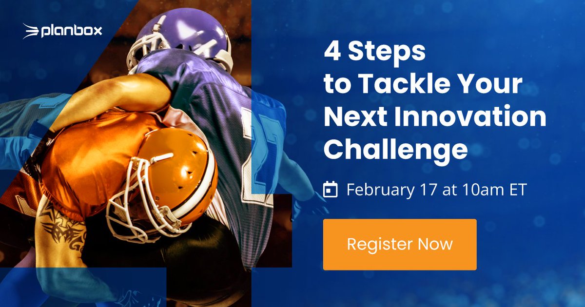 IdeaConnection's tweet photo. IT'S NOW OR NEVER! Join us for a free 30-minute #innovation crash course and discover 4 game-changing tactics that will make your next innovation challenge a touchdown success! https://t.co/GFbDjwdzUT

#innovationmanagement #innovationstrategy #innovationculture #ideamanagement https://t.co/pvqtAQX5Vi