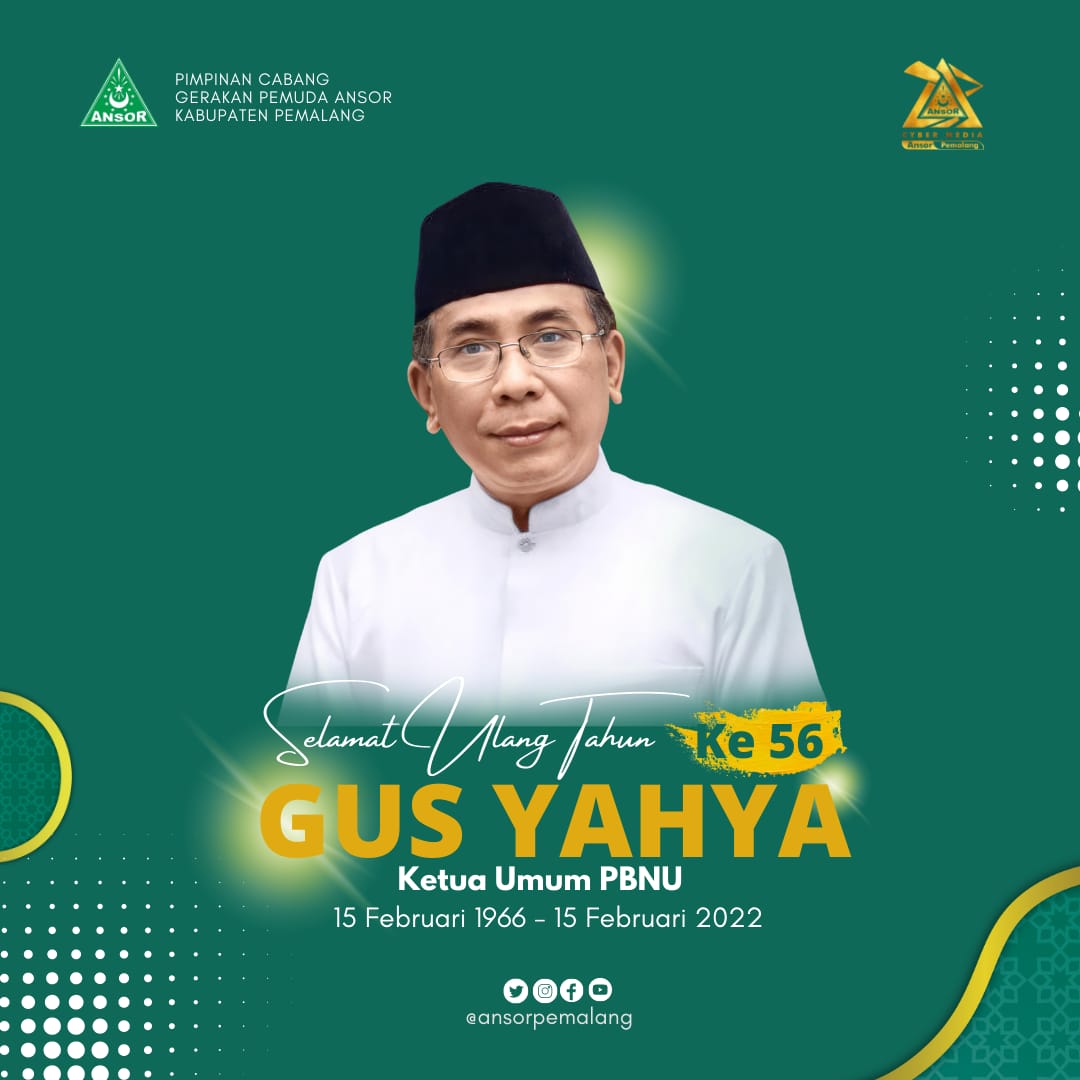 usman_164's tweet photo. Selamat harlah yang ke 56 th, gus yahya (ketua Umum PBNU) semoga sehat terus, dan tambah berkah

#pbnu  #nahdlatululama  #indonesian https://t.co/dlHqdKr7U7