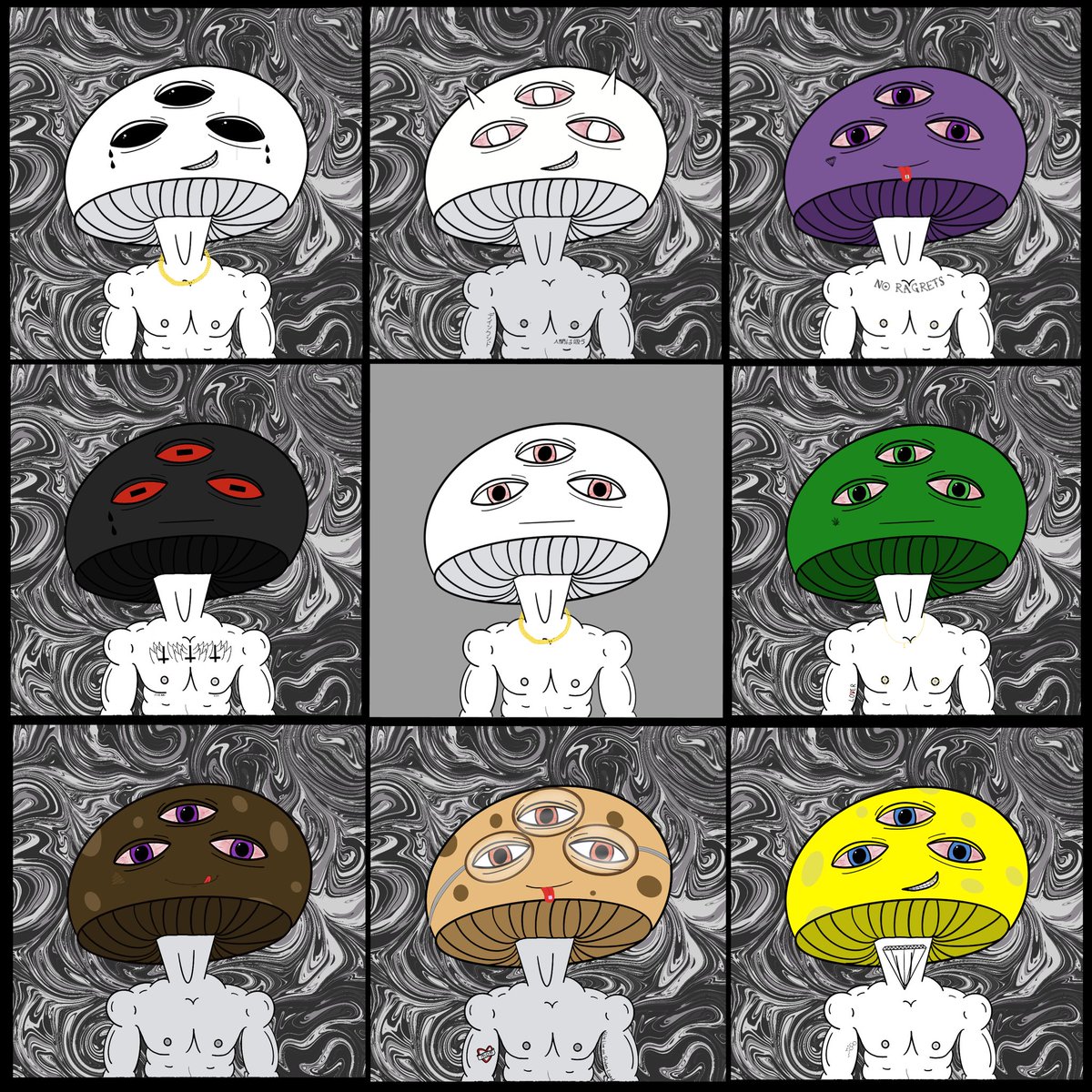 Announcing📣 The Mellow Mushroom Club! 10k unique Mushroom #NFTs where each Mushroom doubles as a membership to a digital club with member-only benefits! Join the discord before it’s too late! Link is in bio:)