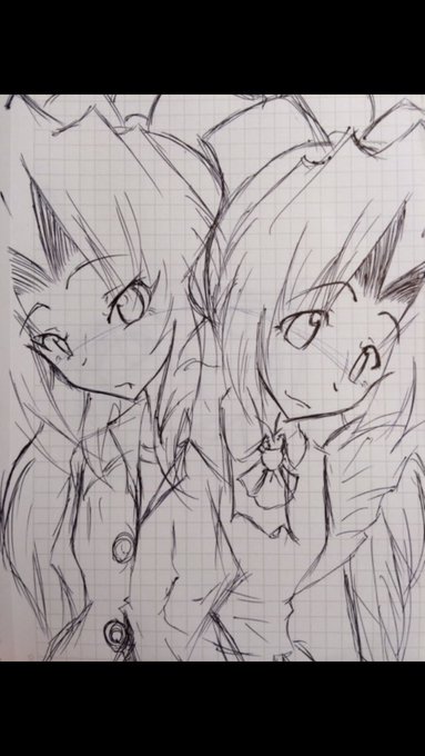 ...を、自分が描いたら。

#オリキャラ
#うちの子描いてみませんかキャンペーン https://t.co/ABpQtrgaX1 