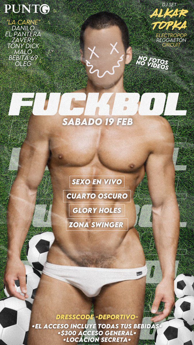 MEJORAMOS PARA TI 🔥
Sábado 19 de Febrero 
FUCKBOL ⚽️

RSV. AL wa.me/524771640425 

💕ZONA SWINGER 
🐽SEXO EN VIVO
🔥SHOW GOGOS
🕹DJ INVITADO 
♟DJ DE CASA
⚠️CUARTO OSCURO
🧿GLORY HOLES
🚗ESTACIONAMIENTO GRATIS
👜PAQUETERÍA SIN COSTO
🥂OPEN BAR