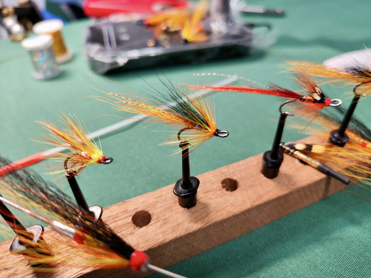 YFFC1884's tweet photo. A few images from the last day at the BFFI 2022 showing our hard working team promoting our welcoming and friendly club. The last two pictures show Mark, our experienced river keeper, tying his favourite River Eden salmon flies. https://t.co/7Igqu6Ne6Q