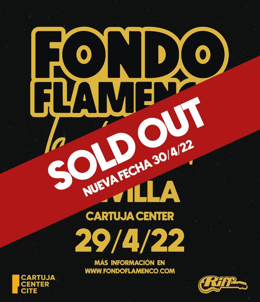 YA A LA VENTA EL SEGUNDO DÍA!!
30/4/22 fondoflamenco.com