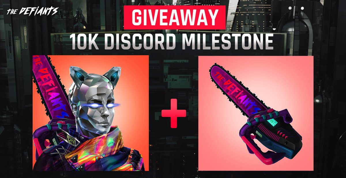 🔥 MASS WHITELIST EVENT 🔥 + FREE LEGENDARY NFT GIVEAWAY 🔥 

1. Join Discord: discord.gg/TheDefiantsNFT
2. Invite 5 people to our Discord using your invite link.
3. Follow us on Twitter <a href="/TheDefiantsNFT/">The Defiants NFT - MINTING NOW!</a>
4. Like, RT &amp; Comment this post.
5. Post proof on Discord.

#NFTGiveaway #NFT