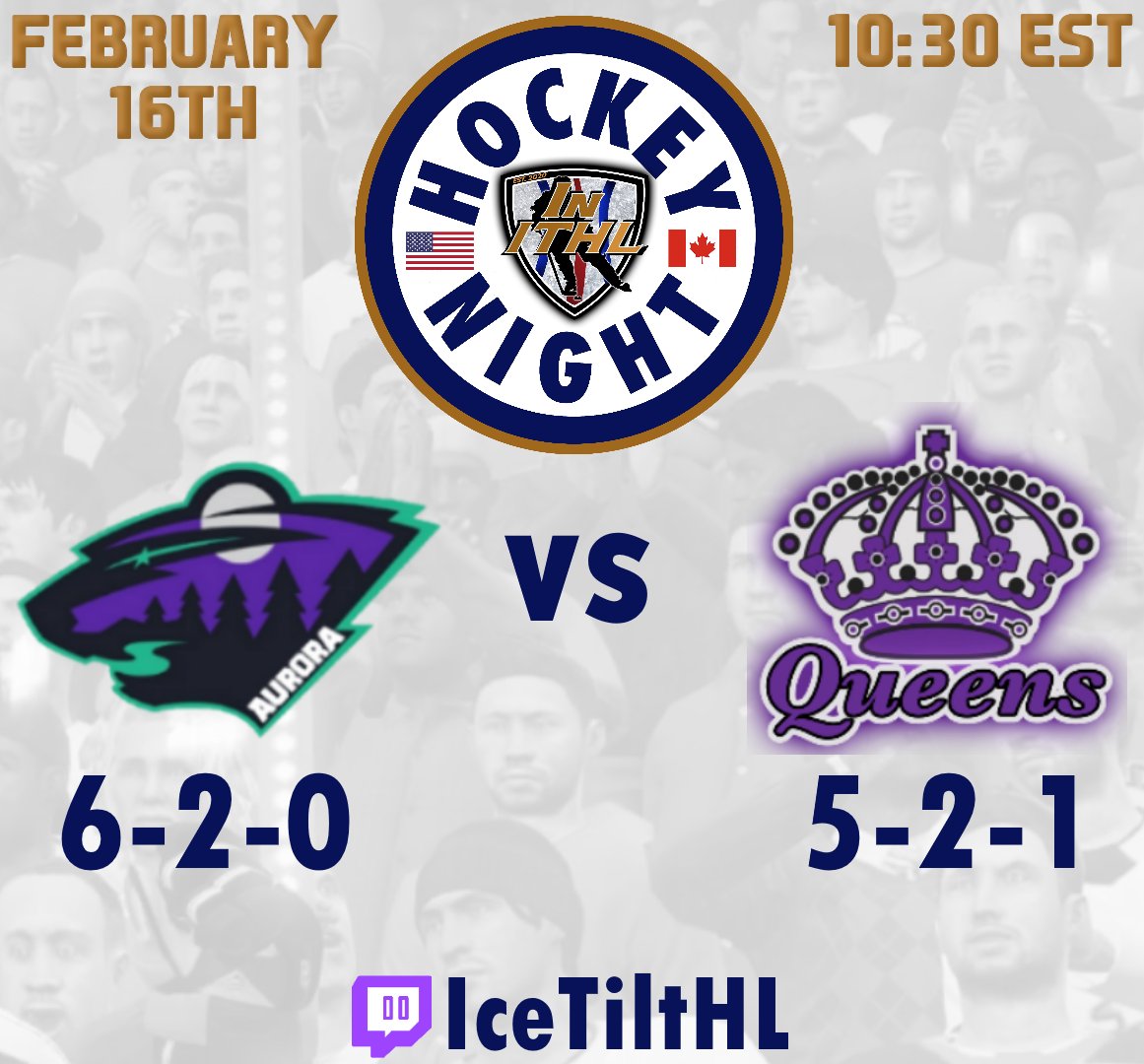 Aurora_Hky's tweet photo. 🌌AURORA GAMEDAY🌌

Hockey Night in the @IceTiltHL!!! 

#JoinTheLightShow #EyesToTheSkies #StayUglySZN #MoreRIM https://t.co/49IRxiQPS4