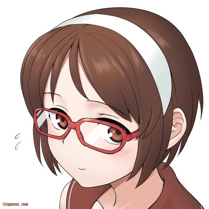 艦娘の顔を描こう14・名取
君は知っているか!? なとりんはオフの時に眼鏡をかける設定があるのだ!! 