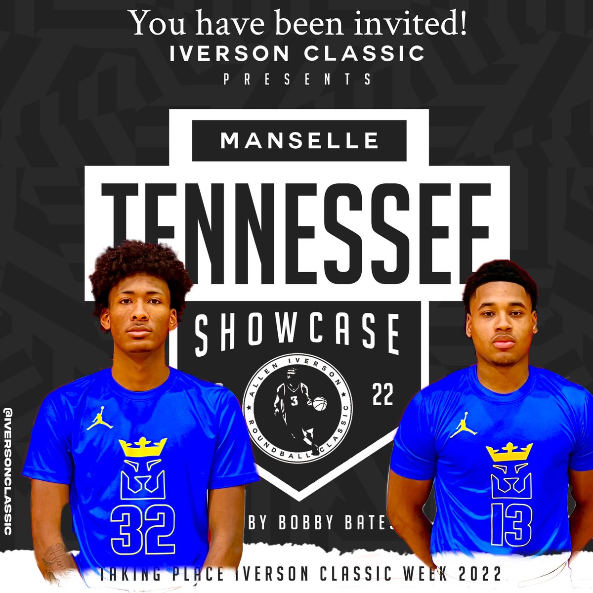 tennprepacademy's tweet photo. Congratulations to
6โ11 (C) Jaden Webb & 6โ6 (G) Jordan Hamilton on being selected to the @iversonclassic Tennessee Showcase Basketball Game!
#IversonClassic โ #TennesseePrep ๐ฆ https://t.co/0qODByCjEv
