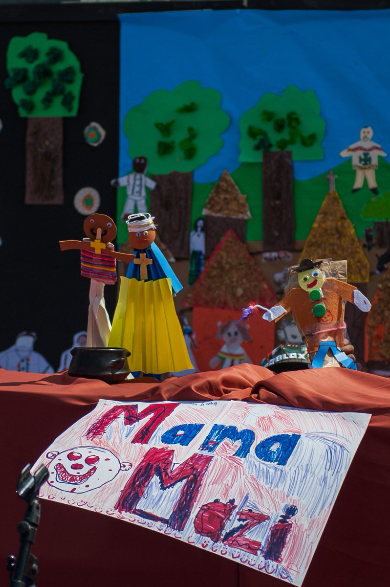 Puppets were one of many ways that our G2 Ss took #action to share and celebrate their understanding of #structure, #connection, and #perspective in our #HWEO unit. Grateful to have our parents back on campus to see our retelling of Strega Nona from an Ethiopian perspective!