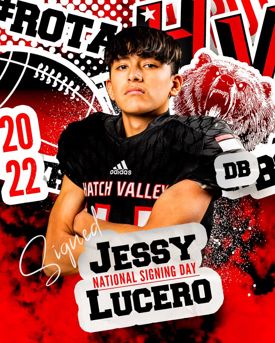 HVHSBears's tweet photo. Jessy Lucero making the commitment to HVHS Football on National Signing Day! ππ₯
The future is bright in The Valley! π»π
#FFPDF #FeedTheBears #FNW #ROTA #NSD22
Contact @_LESLIEDESIGNS for printing rights Β© https://t.co/LQ2H7ozoW7