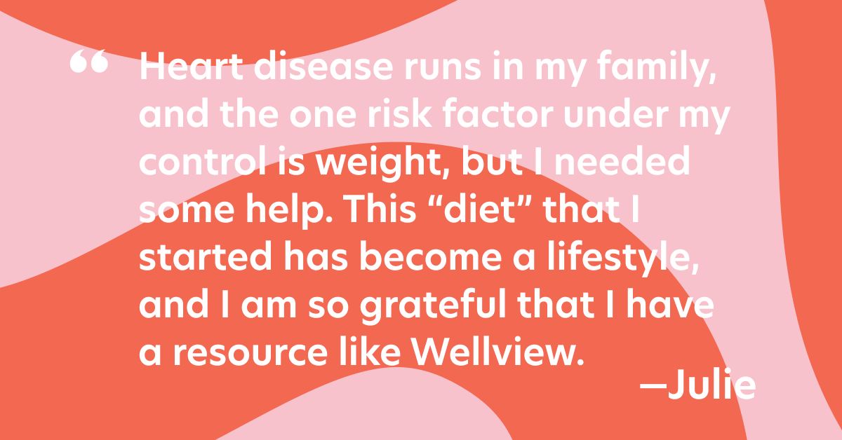 At Wellview, we know that creating a lifestyle that supports better #HeartHealth is about a lot of things. It depends upon wrap around care that addresses nutrition, physical activity, mental health, and more. Learn more at wellviewhealth.com #HeartMonth