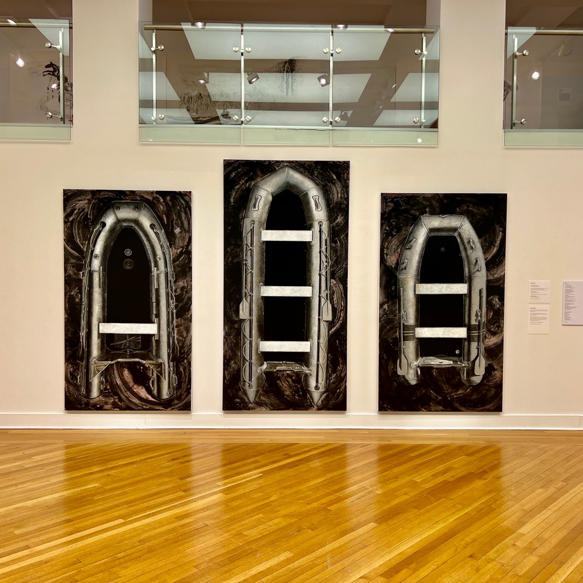 GodwinTernbach's tweet photo. Are you on the Queens College campus? If so, The Godwin-Ternbach Museum is open to students, faculty and staff.  Stop by, say hello, and view the new exhibition - 'Getting There: Works by Andrew Ellis Johnson &amp; Susanne Slavick'.
You can also check out https://t.co/F4qJCb4VmX ! https://t.co/GIYnH5AkCE
