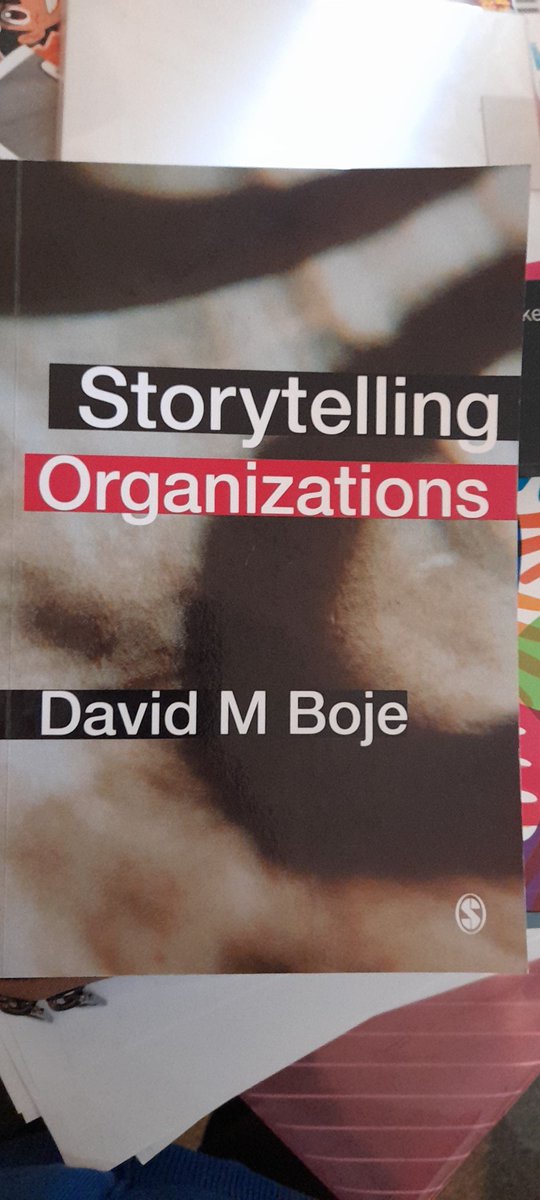Contemporary Issues in Management - The Power of Storytelling. In your organisation is there a set 'narrative' for #storytelling. Does the word #causation mean something to you? Which #theorist inspires you?  #narrative #business #growthmindset #contemporaryissues #Boje #Denning