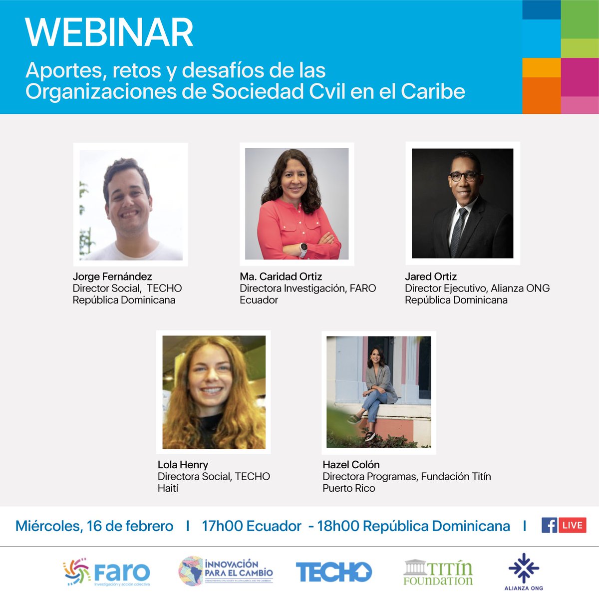 HOY I Exploraremos el rol y contribuciones de las OSC al #Desarrollo, la #Democracia, la defensa de los #DDHH. 
Si aún no te has inscrito, puedes hacerlo en: 👉bit.ly/3GNKBLF