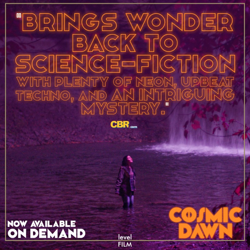 levelFILM's tweet photo. Ｃｏｓｍｉｃ Ｄａｗｎ "returns Neon-Coated Wonder to Sci-Fi Thrillers!" https://t.co/svz1ZbdqdA