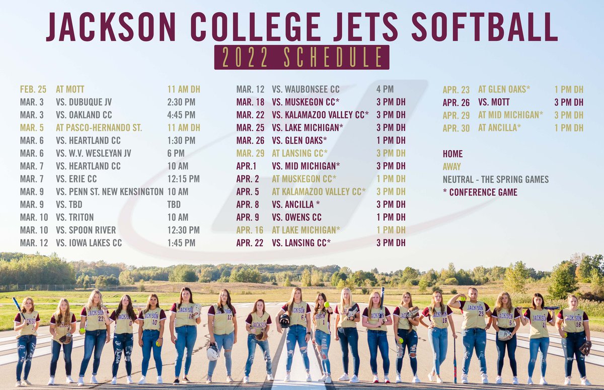 🔥🔥 HOT OFF THE PRESS🔥🔥

Take a look at our full schedule for the 2022 season‼️🥎👀

#jetball✈️🥎 #jetlife✈️