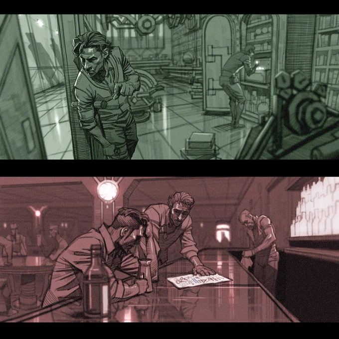 WERE THEY ORIGINALLY SUPPOSED TO MEET AT A BAR. !?!?!? 