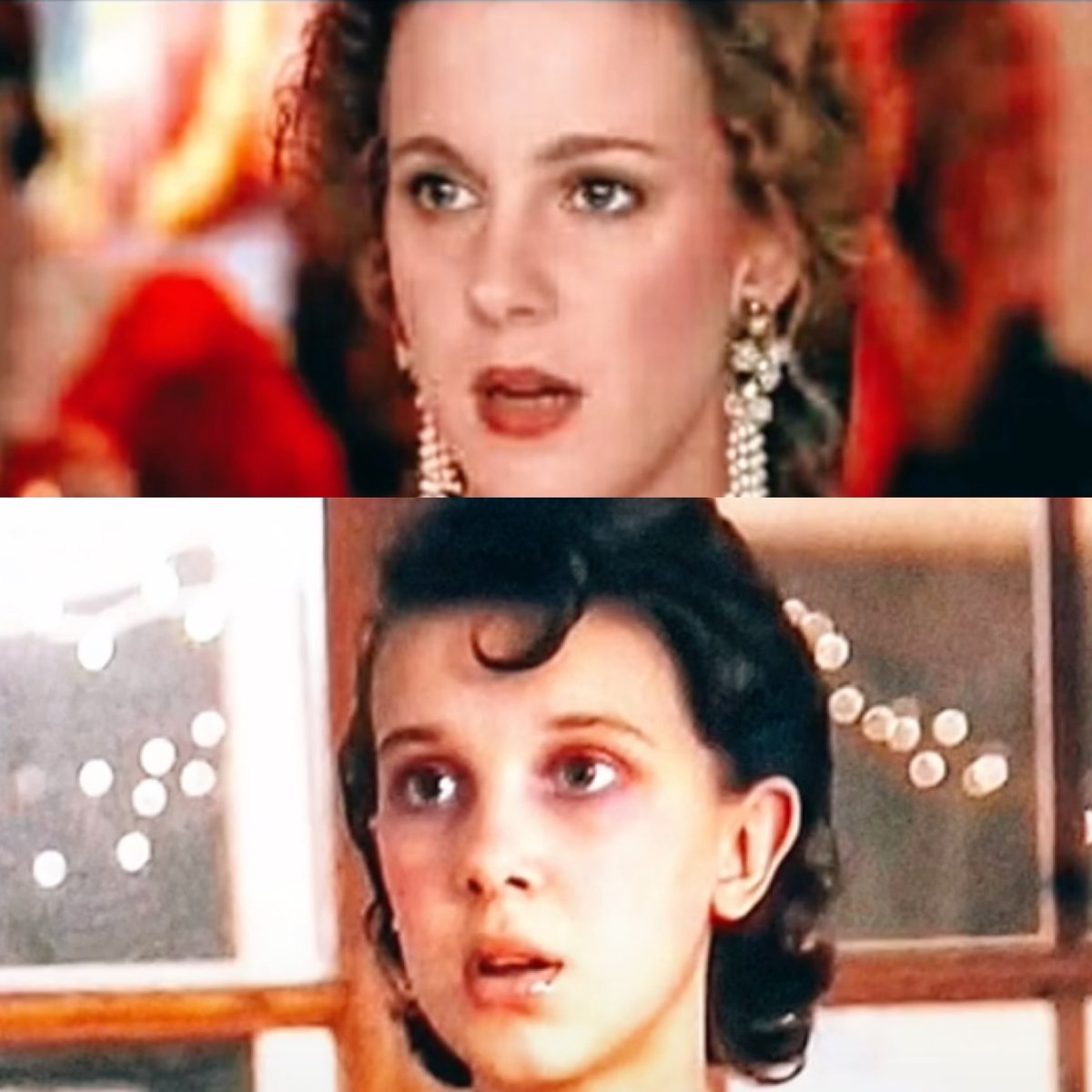 sopitasfm's tweet image. Dicen por ahí que todos tenemos un doppelganger en este mundo y una usuaria de TikTok encontró un enorme parecido entre Millie Bobby Brown y Elizabeth Perkins que nos dejó con la boca abierta 😦😱

¿Ustedes qué opinan? ¿Son igualitas? 🧐

#MillieBobbyBrowm #ElizabethPerkins