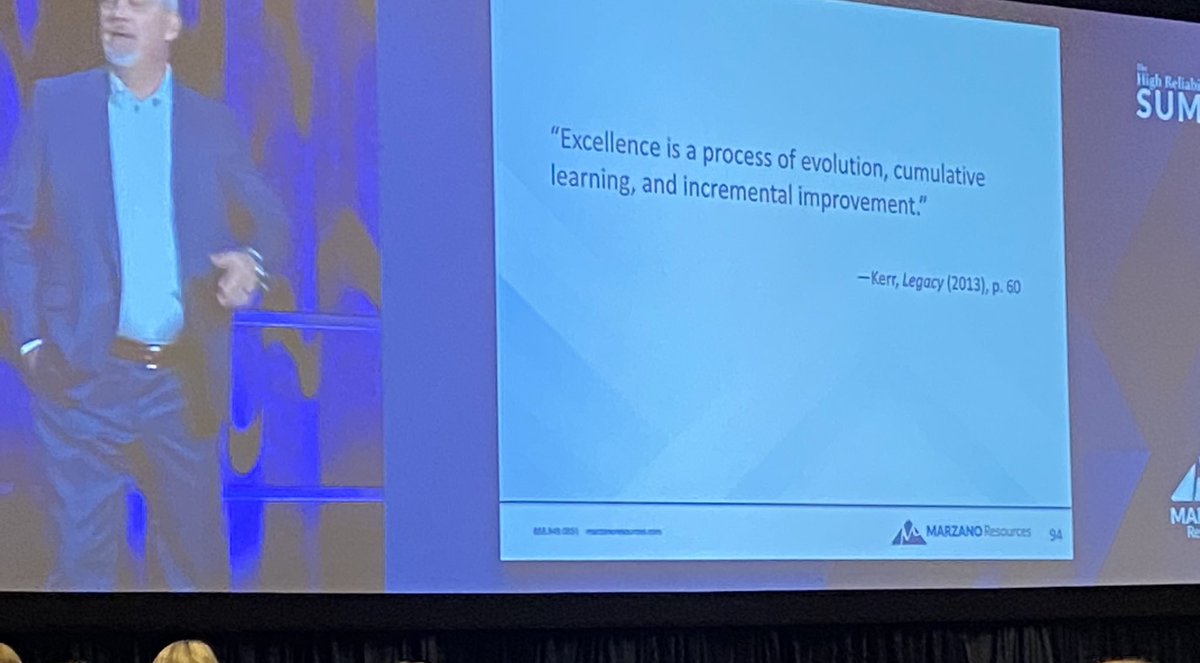 High reliability is an attitude of operation; a commitment. #HRSsummit