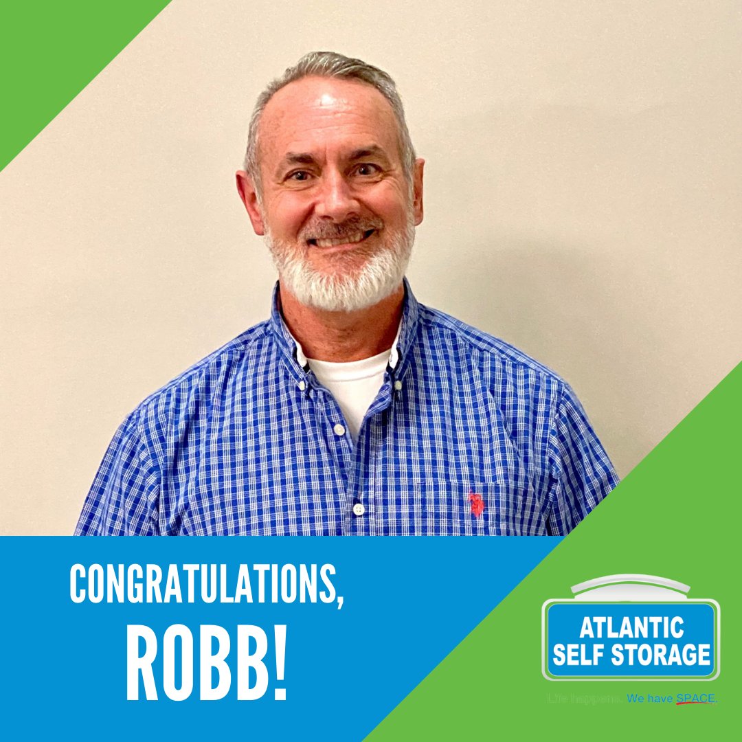 atlanticssfl's tweet photo. Congratulations to our new District Manager, Robb! Robb has been with us for three years and started as a store manager. We can't wait to see what you do!

#AtlanticSelfStorage #SelfStorage #JacksonvilleStorage #CompanyCulture #NortheastFlorida https://t.co/n8MjJbBjEh