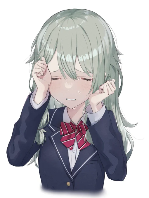別垢で泣き顔のお題が来たのでプで一番泣き顔が似合う女こと草薙寧々さんを描きました。
#prsk_FA 