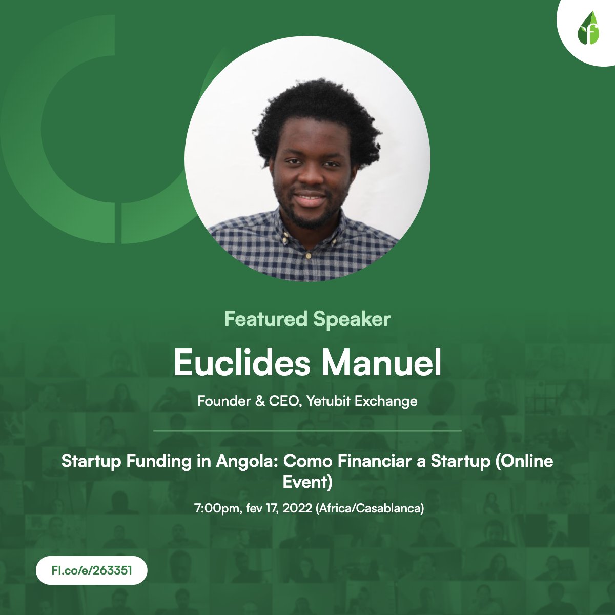 Aar0nwei3n's tweet photo. Orador Confirmado! @ngolamussassa, #empreendedor, founder da  @Yetubit, founder de @BitcoinAngola. 
Como se financia a @Yetubit. As moedas virtuais como forma de financiamento , etc
RSVP https://t.co/BG8YJoBTkc

@founding #FIAfrica
#bitcoin #tokenization #fundraising https://t.co/0VBeBOsOWr