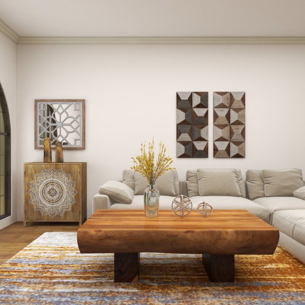 Some things are better in twos! Get playful and symmetrical with the use of repetition in your home.

#WoodWallDecor #WallDecor #WallPanel #WallAccent #HomeDecor #UMAHomeDecor