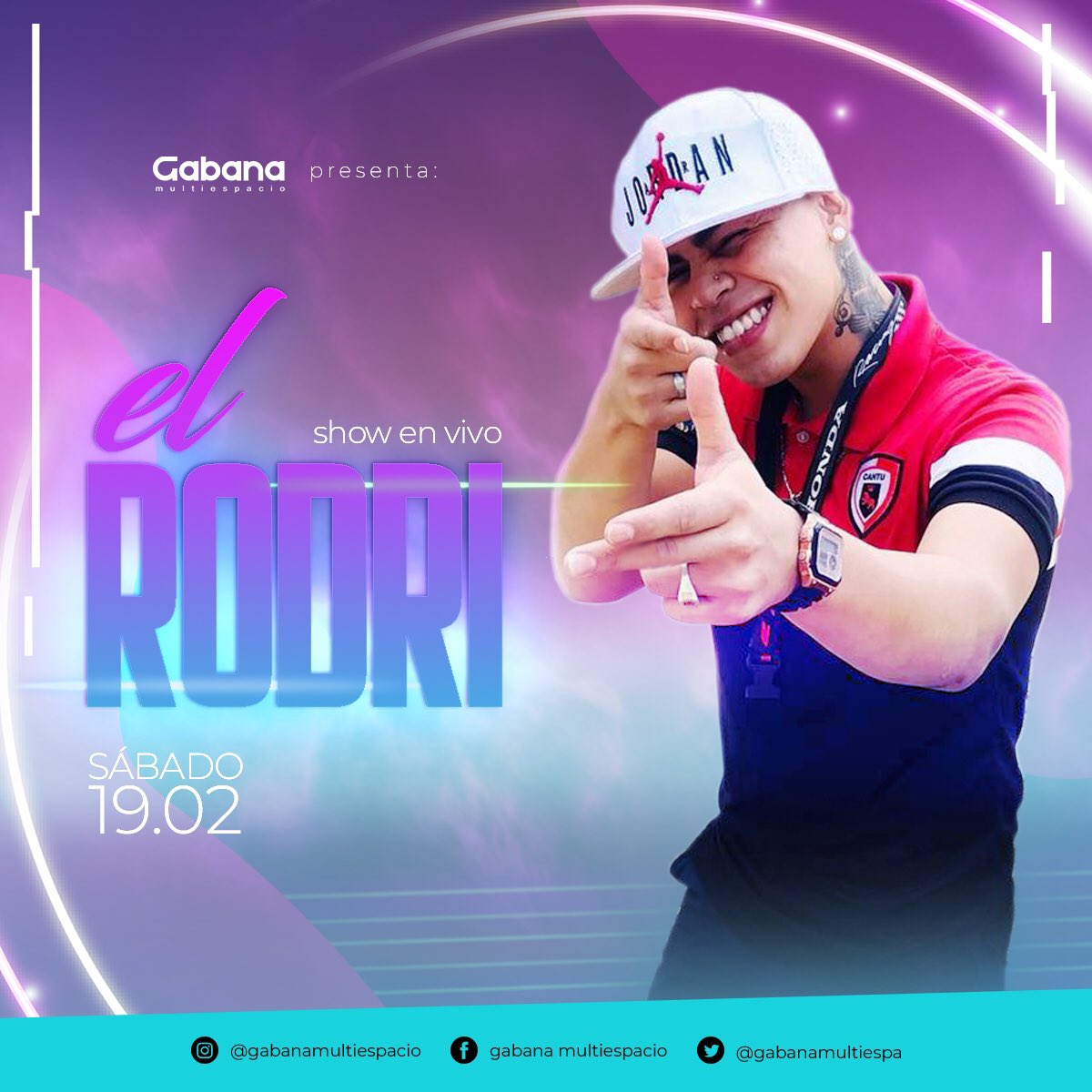 GabanaMultiespa's tweet photo. 💥EL RODRI💥
⠀⠀⠀⠀⠀⠀⠀⠀⠀
Este Sábado 19/02, te esperamos en #GabanaMultiespacio con un show en vivo imperdible de la mano de “El Rodri” y sus covers versión cumbia💥 tamo rompi💥
🎁🎁¡¡Sorteamos!!🎁🎁
➕3 entradas 🎟
📌Para participar:
❤ME GUSTA
🔄RETWEET https://t.co/N9W1FOsEPq