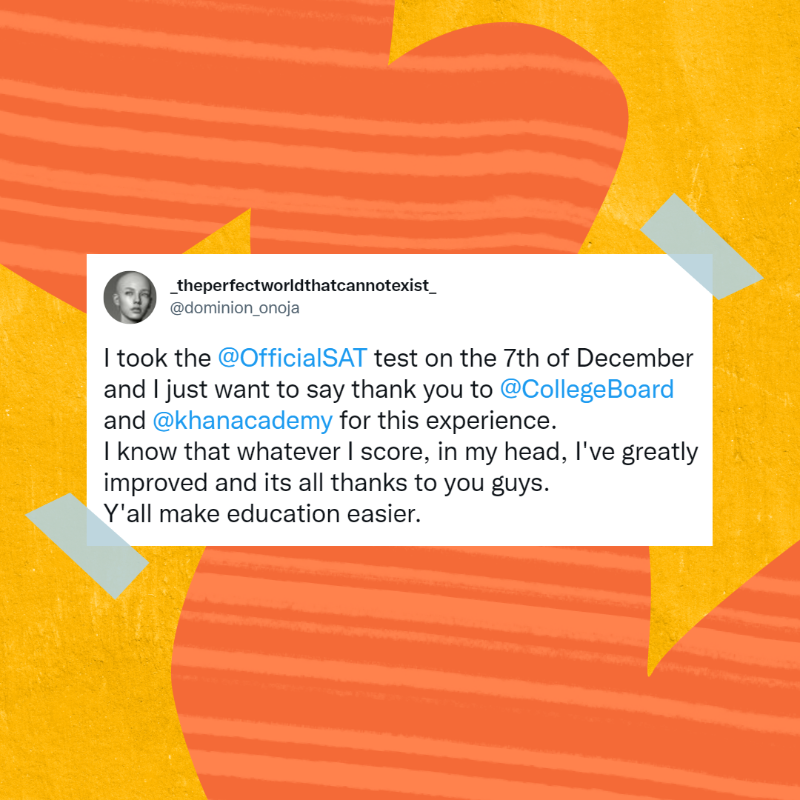 khanacademy's tweet photo. What's better than free, world-class test prep for the SAT?🤔🤔🤔

How about a $40,000 scholarship? 🤑

Simply by practicing for the SAT on Khan Academy, your child may qualify for $40,000 and $500 college scholarships through @CollegeBoard’s BigFuture Scholarships program. 😮😎