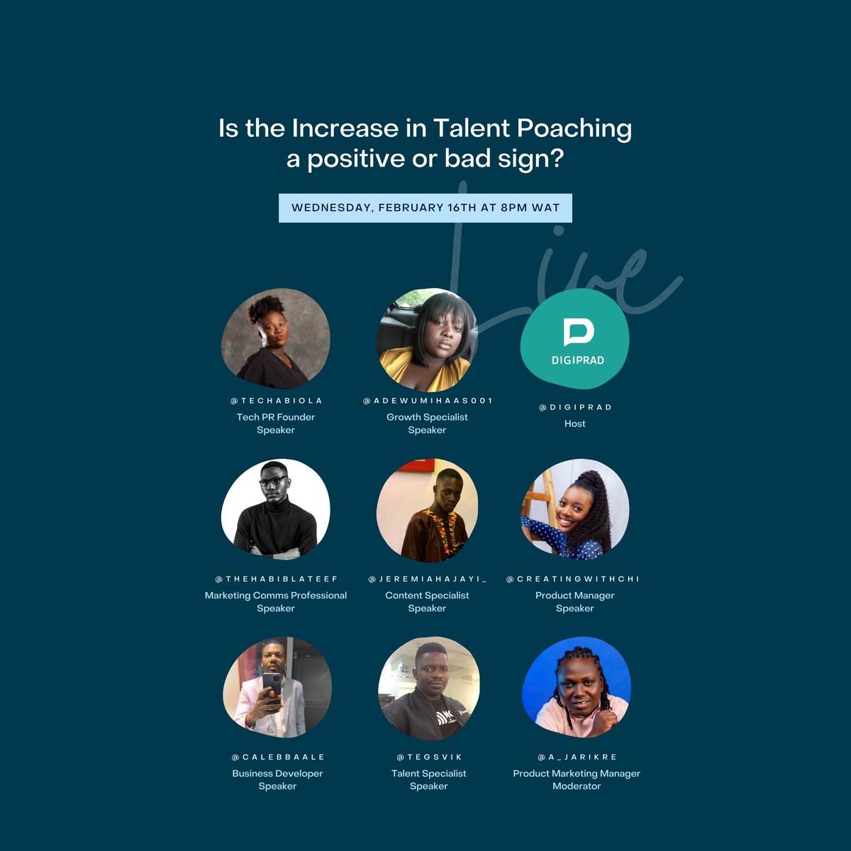 digiprad's tweet photo. What started as a WhatsApp group conversation has transformed into a Twitter space!

https://t.co/Bikro1jI1A

Join us by 8pm tonight! Set your reminders https://t.co/R6v2ElEMko