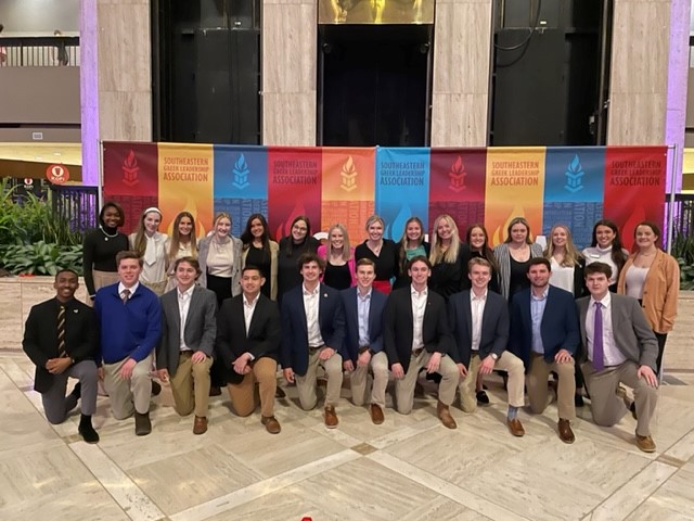 Congrats to our Panhellenic &amp; IFC Councils for being honored at  the Southeastern Greek Leadership Association (SGLA) Conference this past week in Atlanta!  
 
The Panhellenic Council won the Operational Excellence Award and the Health, Safety, and Accountability Award! (1/2)