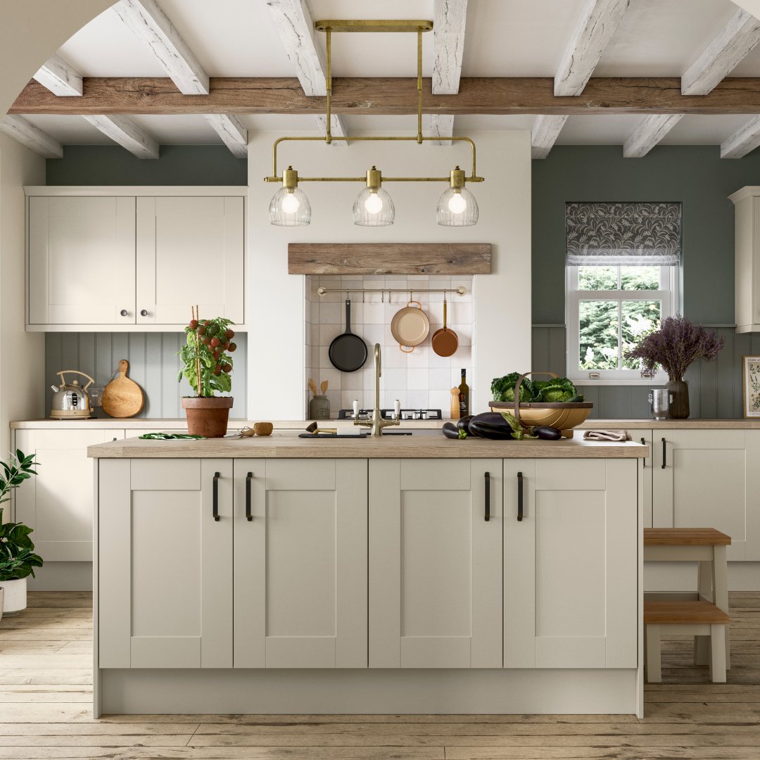 MagnetUK's tweet image. Classic country.

The Winchester is living proof that a kitchen can be functional and beautiful. A fresh breath of country air with its wood grain textures, Shaker doors, and calm, comforting colour palette.

🔎 Winchester in Sage

#NeutralKitchen #MyMagnetKitchen
