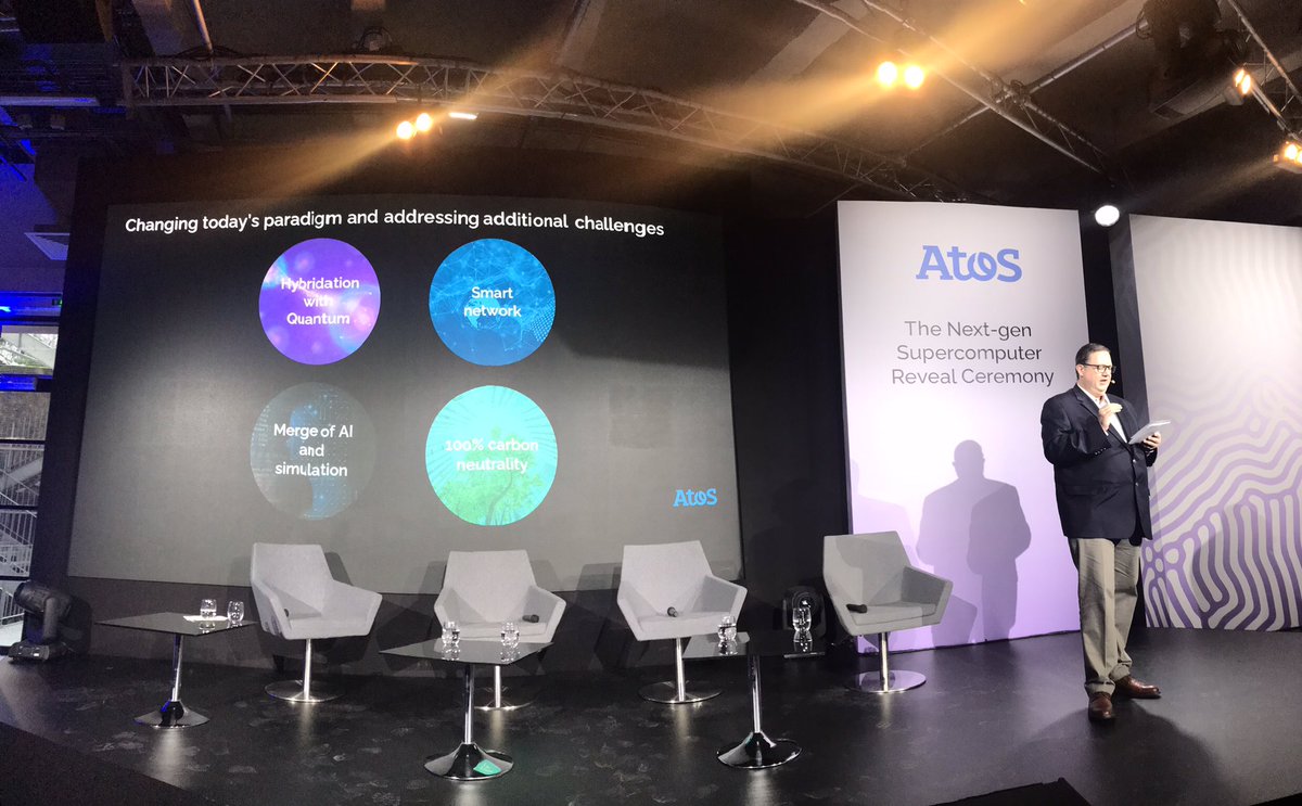 Arnaud Bertrand <a href="/Atos/">Atos</a> gives the closing remarks for the BullSequana XH3000 supercomputer, with vision for the future: “The Zettascale era will require composable architecture.” #HPC #AI