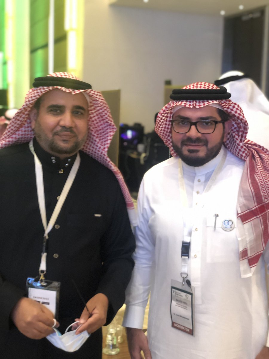 doctorloay's tweet image. فرصة جميلة في #SASEM2022 
 لقاء الدكتور الفاضل @mutairi71